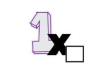 A. 1x